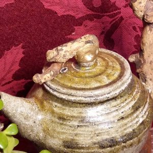 芙蓉木把柴燒壺F05